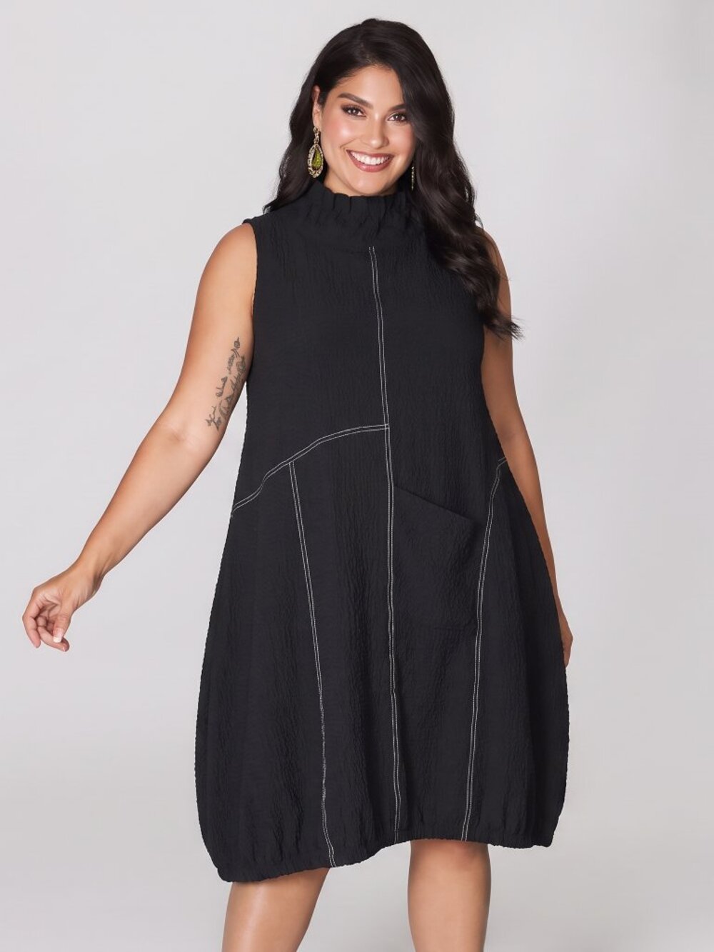 Moonlight Y & S Fashion Black Midi Dress
